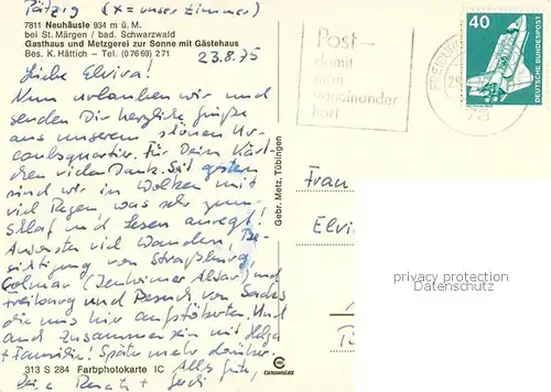 AK / Ansichtskarte Neuhaeusle Gasthaus zur Sonne mit Gaestehaus Neuhaeusle