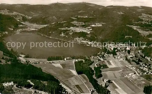 AK / Ansichtskarte Titisee Fliegeraufnahme Feldberg Seebruck Herzogenhorn Titisee
