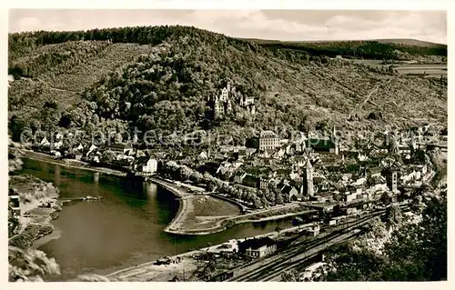 AK / Ansichtskarte Wertheim_Main Gesamtansicht m. Taubermuendung i. d. Main Wertheim Main