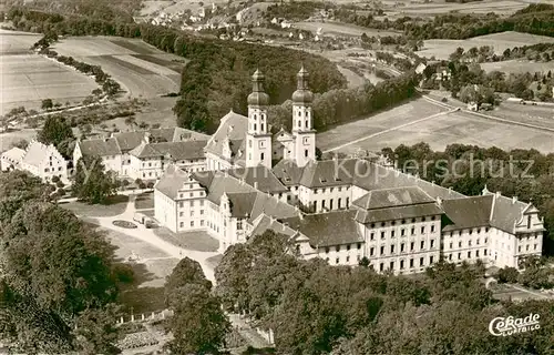 AK / Ansichtskarte Obermarchtal Fliegeraufnahme Kloster Rechtenstein Obermarchtal
