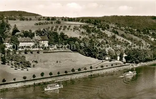 AK / Ansichtskarte Ziegelhausen Fliegeraufnahme Abtei Neuburg Ziegelhausen