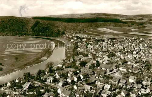 AK / Ansichtskarte Bodenfelde Fliegeraufnahme Totalansicht Bodenfelde