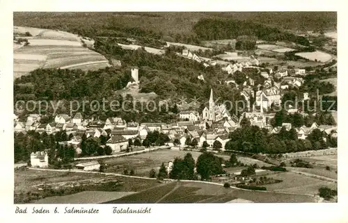 AK / Ansichtskarte Bad_Soden Salmuenster Fliegeraufnahme Totalansicht Bad_Soden Salmuenster