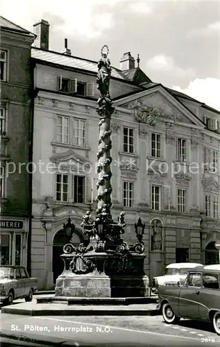 AK / Ansichtskarte St_Poelten Herrnplatz St_Poelten