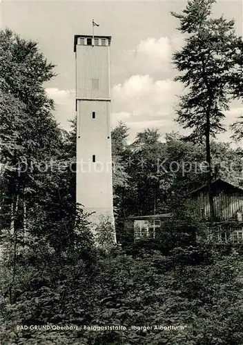 AK / Ansichtskarte Bad_Grund Berggaststaette Iberger Albertturm Bad_Grund