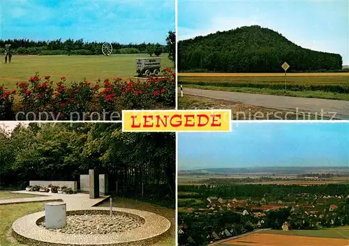 AK / Ansichtskarte Lengede Panorama Landschaft Gedenkstaette Lengede