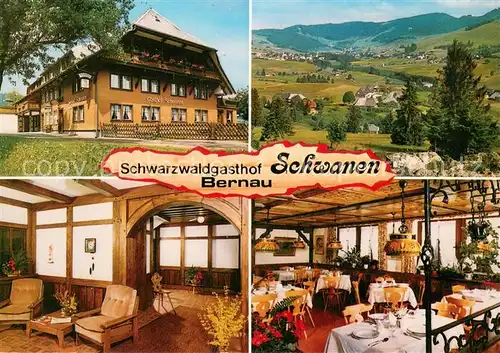 AK / Ansichtskarte Oberlehen Schwarzwaldgasthof Schwanen Panorama Oberlehen