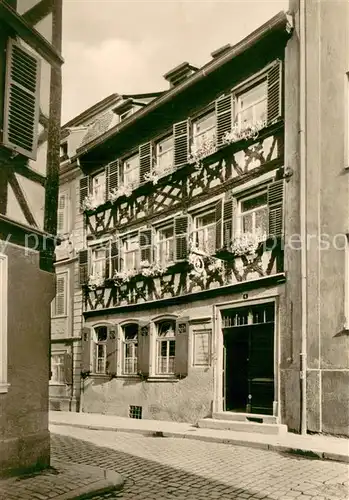 AK / Ansichtskarte Bamberg Althistorische Gaststaette Zum Schlenkerla Fachwerkhaus 17. Jhdt. Bamberg