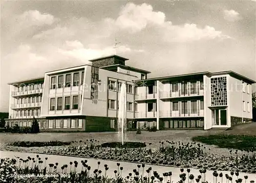 AK / Ansichtskarte Homberg_Ohm Sanatorium Am hohen Berg Homberg Ohm