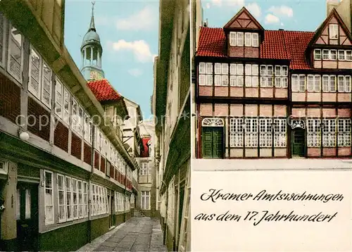 AK / Ansichtskarte Hamburg Kramer Amtswohnungen 17. Jhdt. Gaststaette Zur alten Kramerstube Hamburg