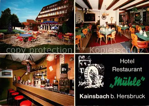 AK / Ansichtskarte Kainsbach Hotel Restaurant Muehle Kainsbach
