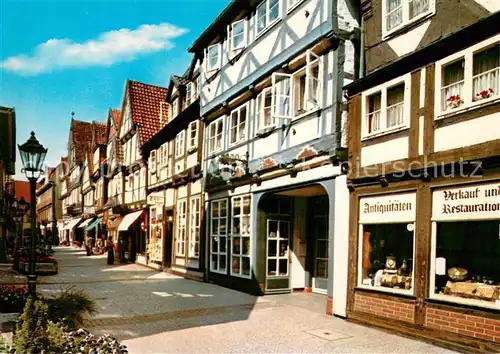 AK / Ansichtskarte Celle_Niedersachsen Neue Strasse Altstadt Fachwerkhaeuser Fussgaengerzone Celle_Niedersachsen