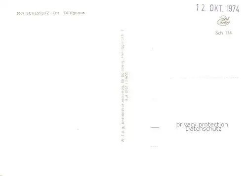 AK / Ansichtskarte Schesslitz Dillighaus Brunnen Schesslitz