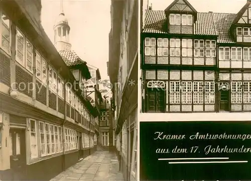 AK / Ansichtskarte Hamburg Kramer Amtswohnungen 17. Jhdt. Gaststaette Zur alten Kramerstube Hamburg