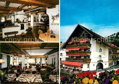 AK / Ansichtskarte Baiersbronn_Schwarzwald Hotel Gasthof Falken Restaurant Baiersbronn Schwarzwald