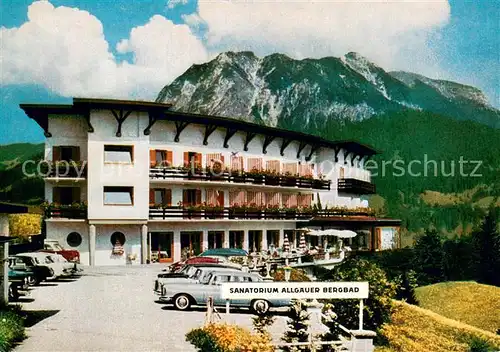 AK / Ansichtskarte Oberstdorf Sanatorium Allgaeuer Bergbad der LVA Westfalen Oberstdorf