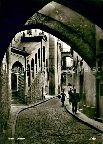 AK / Ansichtskarte Passau Gasse in der Altstadt Passau