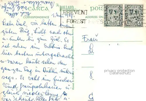 AK / Ansichtskarte Dublin_Ireland River Liffey and O Connell Bridge Dublin_Ireland