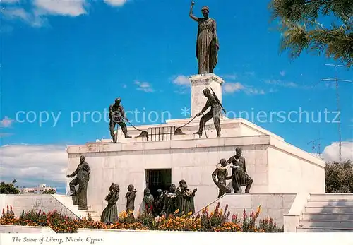 AK / Ansichtskarte Nicosia_Cyprus Statue of Liberty Monument 