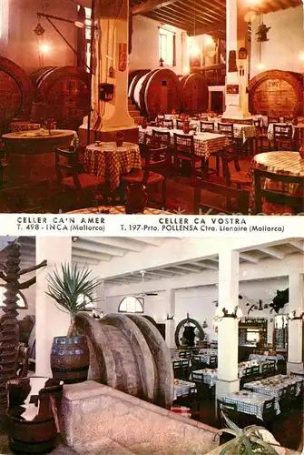 AK / Ansichtskarte Puerto_Pollensa Celler Ca n Amer Celler Ca Vostra Puerto_Pollensa