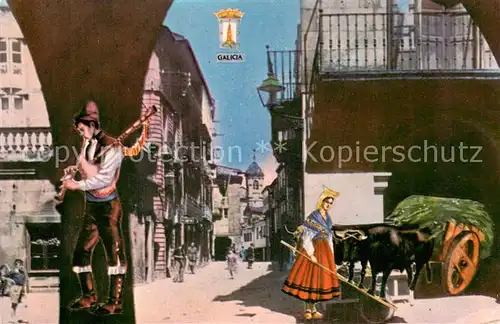 AK / Ansichtskarte Santiago_de_Compostela Rua Nueva Santiago_de_Compostela