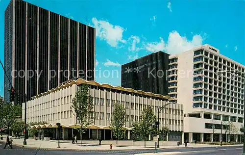 AK / Ansichtskarte Hartford_Connecticut Constitution Plaza State Street and Columbus Blvd 