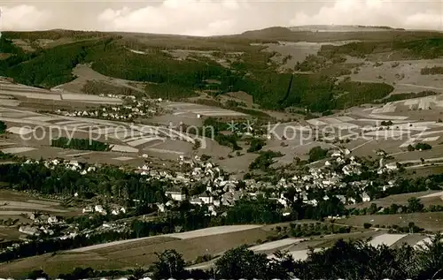 AK / Ansichtskarte Gersfeld_Rhoen Gesamtansicht Gersfeld Rhoen