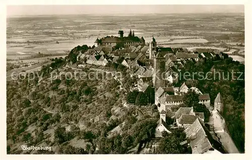 AK / Ansichtskarte Waldenburg_Wuerttemberg Fliegeraufnahme Gesamtansicht Waldenburg Wuerttemberg