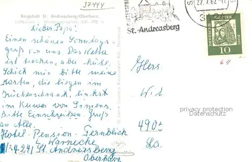 AK / Ansichtskarte St_Andreasberg_Harz Gesamtansicht St_Andreasberg_Harz