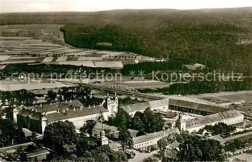 AK / Ansichtskarte Corvey Fliegeraufnahme ehem. Reichsabtei u. Schloss Corvey