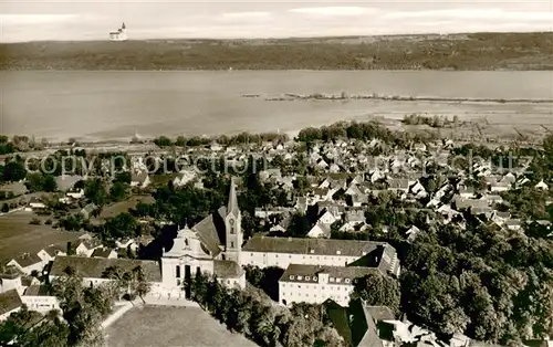 AK / Ansichtskarte Diessen_Ammersee Fliegeraufnahme See Kloster Andechs Diessen Ammersee