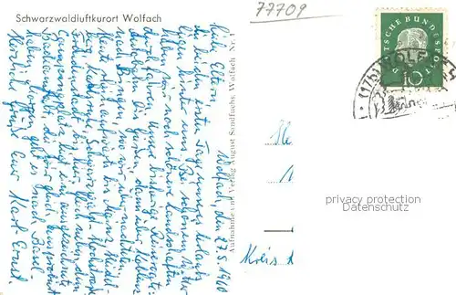 AK / Ansichtskarte Wolfach Totalansicht Wolfach