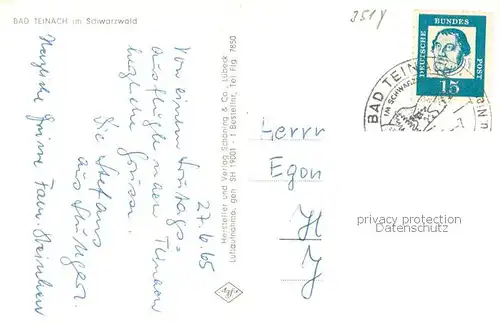 AK / Ansichtskarte Bad_Teinach Zavelstein Gesamtansicht Bad_Teinach Zavelstein