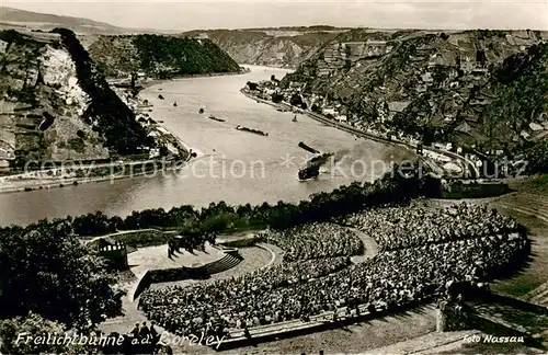 AK / Ansichtskarte Lorelei_Loreley Freilichtbuehle a. d. Loreley Lorelei_Loreley