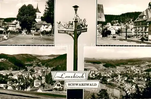 AK / Ansichtskarte Lenzkirch Teilansichten Orig Wegweiser Lenzkirch