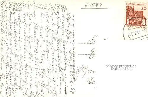 AK / Ansichtskarte Diez_Lahn Schloss Panorama Diez_Lahn