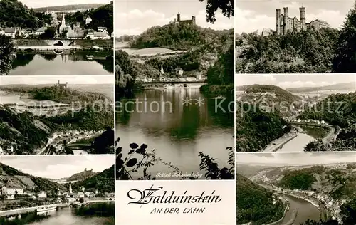 AK / Ansichtskarte Balduinstein Lahnpartien Schloss Schaumburg Balduinstein
