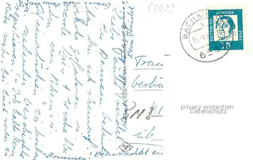 AK / Ansichtskarte Bacharach_Rhein Kronenstrasse und Kranentor mit 1000jaehrigem Turm Bacharach Rhein