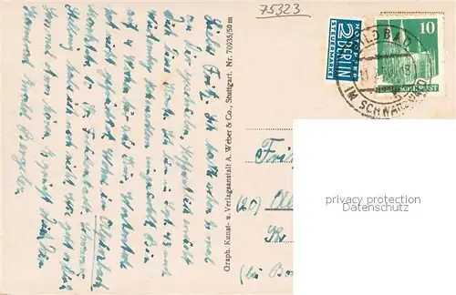 AK / Ansichtskarte Wildbad_Schwarzwald Rheuma Heilstaette Wildbad_Schwarzwald