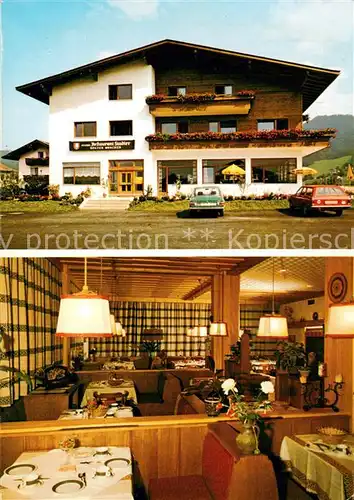 AK / Ansichtskarte Niederndorf_Kufstein Gasthaus Pension Stadler Gaststube Niederndorf_Kufstein