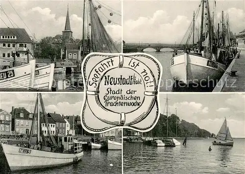 AK / Ansichtskarte Neustadt_Holstein Hafenpartien Fischereihafen Neustadt_Holstein