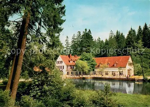 AK / Ansichtskarte Bad_Meinberg Waldhotel Pension Silbermuehle Bad_Meinberg