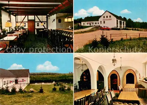 AK / Ansichtskarte Brux_Westensee Pension Gaststaette Falkenhof Gastraeume Bar Brux_Westensee
