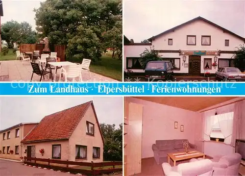 AK / Ansichtskarte Elpersbuettel Gasthaus Zum Landhaus Terrasse Zimmer Elpersbuettel