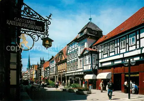 AK / Ansichtskarte Hameln_Weser Osterstrasse Gaststaette Rattenfaengerhaus Hameln Weser