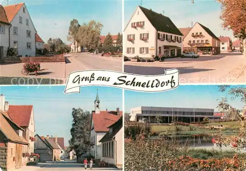 AK / Ansichtskarte Schnelldorf_Mittelfranken Frankenhoehe Ortspartien Schnelldorf Mittelfranken