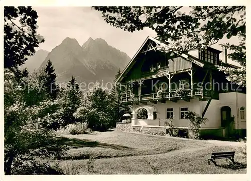 AK / Ansichtskarte Grainau Haus Monsalvat Grainau