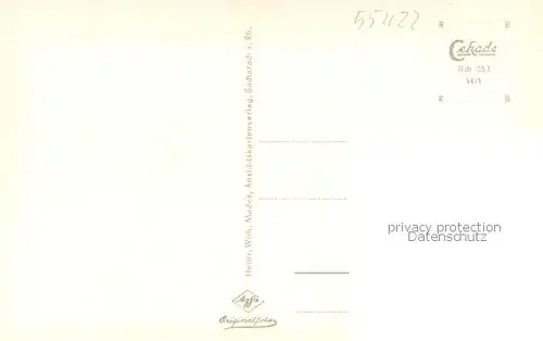 AK / Ansichtskarte Bacharach_Rhein Stegertal Bacharach Rhein