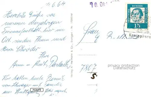 AK / Ansichtskarte Schoenmuenzach Teilansicht Schwarzwald Schoenmuenzach