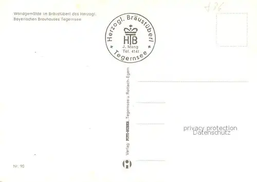 AK / Ansichtskarte Tegernsee Bayerisches Herzogliches Brauhaus Tegernsee Tegernsee